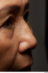 and more Face Nose Skin Woman Asian Slim Wrinkles Studio photo references